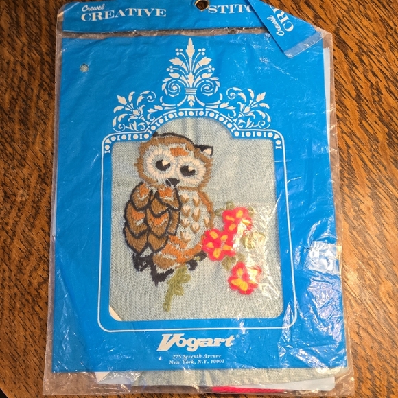 Other - Vogart Owl Embroidery Kit